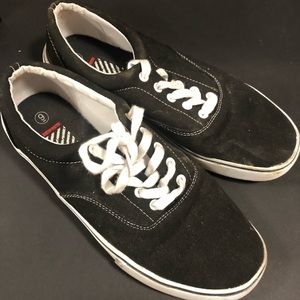 White and black shoes